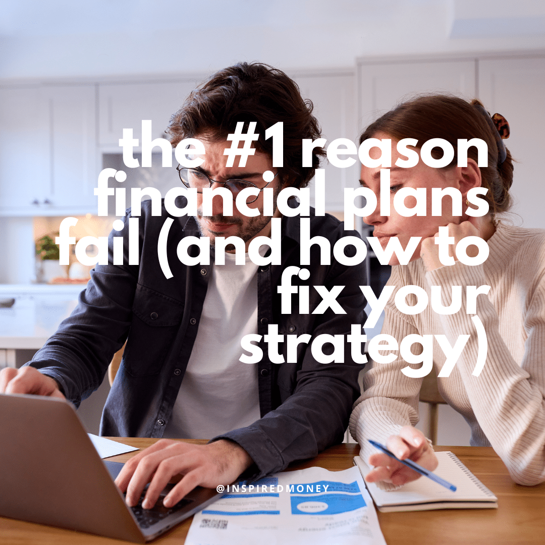 Couple reviewing finances with laptop and paperwork, illustrating the #1 reason financial plans fail without strategy